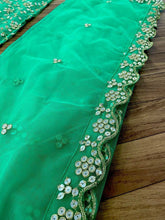 Green embroidered attractive partywear Lehenga