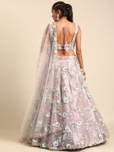 Mauve floral Lehenga