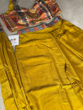 Yellow mustard halter neck style palazzo set