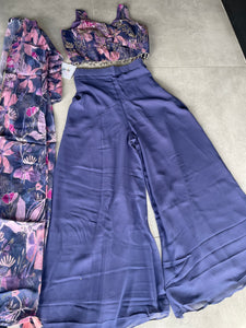 Boutique collection - violet palazzo with jacket