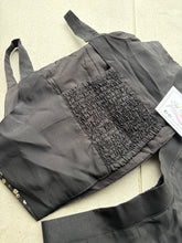 Soft silk Indo western black Lehenga with pocket