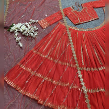 Orange elegant Lehenga
