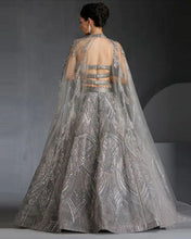 Silver sequins stylish Lehenga (special Sangeet night)