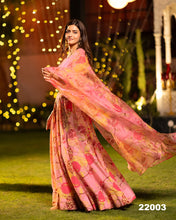 Printed chinon Lehenga readymade (plus sizes too)