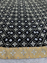 Black chine sequins Lehenga
