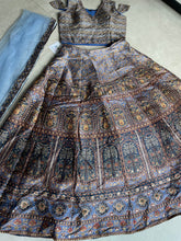 Boutique collection - blue stone and gold Lehenga