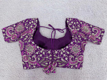 Purple floral embellished Lehenga