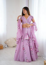 Fendi crush lilac readymade Lehenga