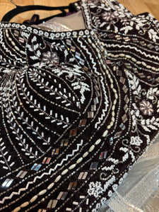 Boutique collection - brown diamond Lehenga