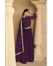 Janisha - elegant wine anarkali