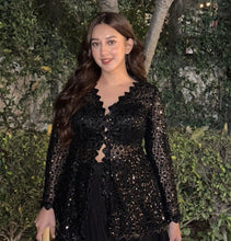 Blazer style sequinned readymade Lehenga