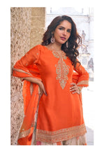 Chinon silk with orange floral bliss palazzo set