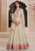 Prachi Desai ivory silk anarkali