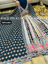 Niks collection - crepe silk printed lehenga