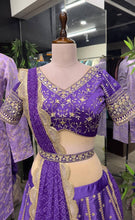 Purpe Dreamer Bollywood fusion readymade Lehenga (men’s kurta matching available)