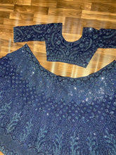 Sarah - midnight blue partywear Lehenga