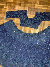 Sarah - midnight blue partywear Lehenga
