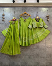 Plain and gotta Patti lehengas readymade - lots of colours