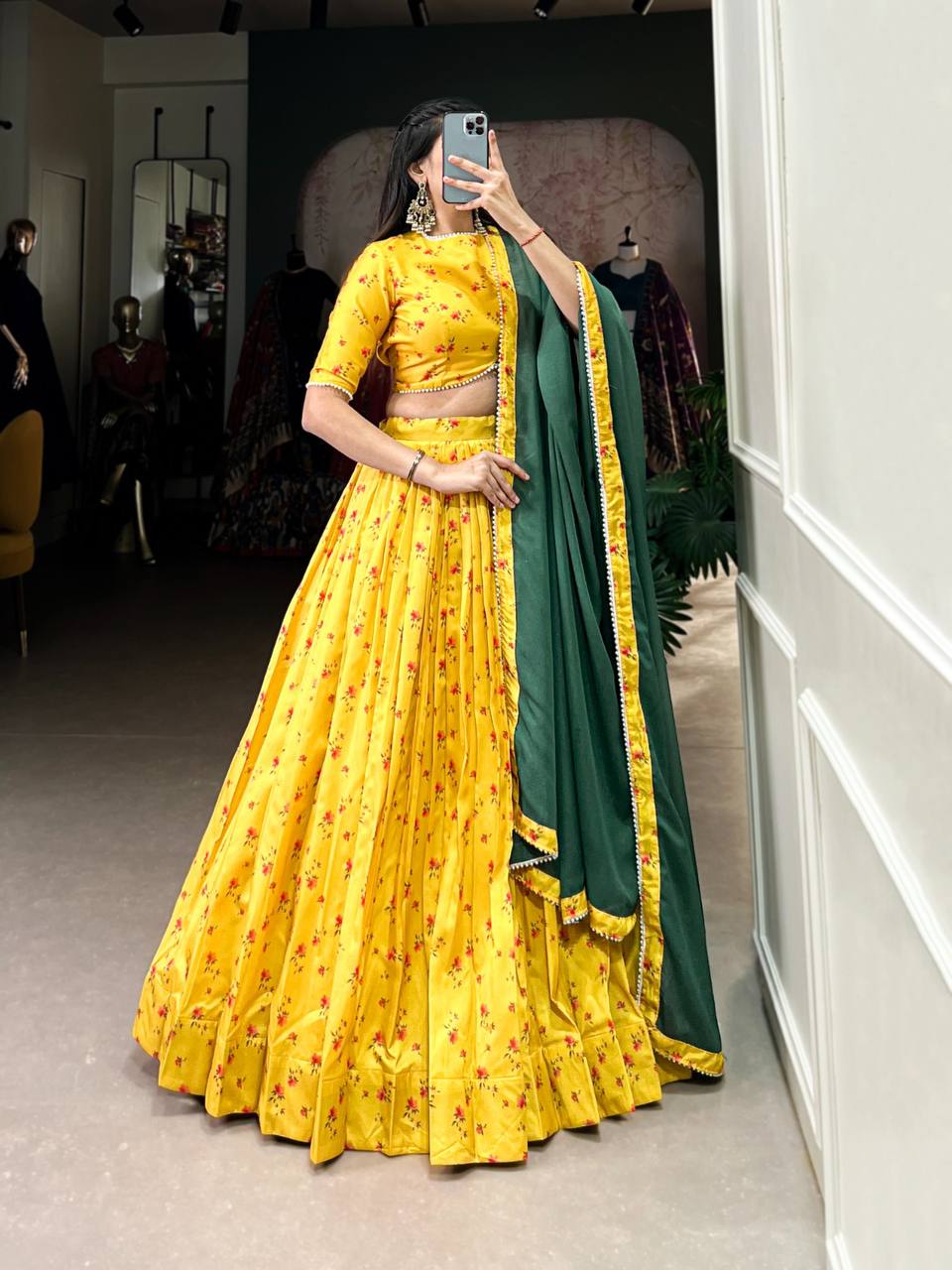Flourish in yellow florals - readymade