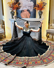 Sabyasachi inspired black gown