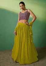 Arna collection - light green georgette Lehenga