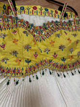 Boutique collection - off white and yellow Lehenga with shrug