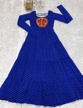 Roya blue leheriya gown