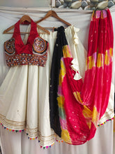 Kutchi work and halter necks readymade chaniya choli