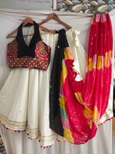 Kutchi work and halter necks readymade chaniya choli