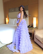 Purple mermaid party Lehenga readymade