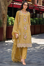 Chikoo organza salwaar suit - gurudwara wedding