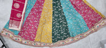 Raja rani traditional bandhani print pink readymade Lehenga (matching men’s kurta available)