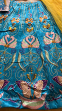 Trendy blue stone embroidered lehenga
