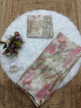 Celebrity inspired silk mirror work saree - lots of colour options