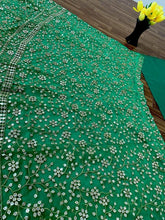 Green embroidered attractive partywear Lehenga