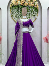 The perfect purple - simple and elegant lehenga