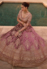 Janisha readymade - crystal silk pink viscose Lehenga