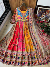 Avneetkaur and Nisha Aggarwal inspired printed anarkali readymade