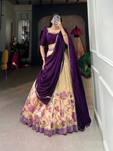 Purple silk readymade Lehenga (sangeet night)
