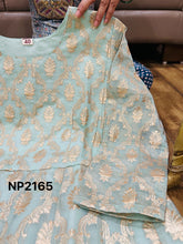 Niks - chanderi banarasi anarkali (plus size too up to UK 30)