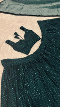 Bottle green partywear lehenga (perfect prom one too)