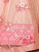 Graceful pastel pink Lehenga