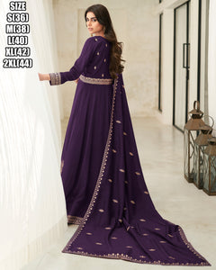 Janisha readymade silk gowns - dark colours