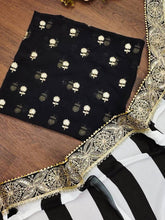 Superhit black and white saree is back!