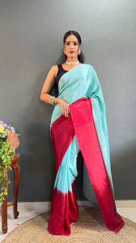 One minute chinon saree