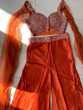 Orange palazzo set