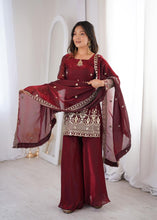 Maroon fendi silk palazzo