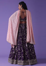 Karla collection - purple Georgette Lehenga