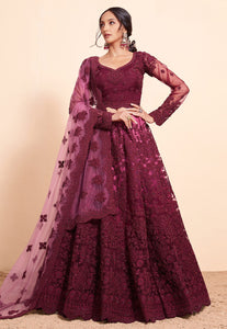 Oreya vol 2 - wine net Lehenga