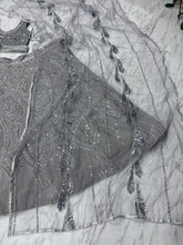 Silver sequins stylish Lehenga (special Sangeet night)